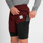 ランニングショーツ OMRSH20c509 Pace 2-in-1 Shorts 5inch - Red [メンズ]