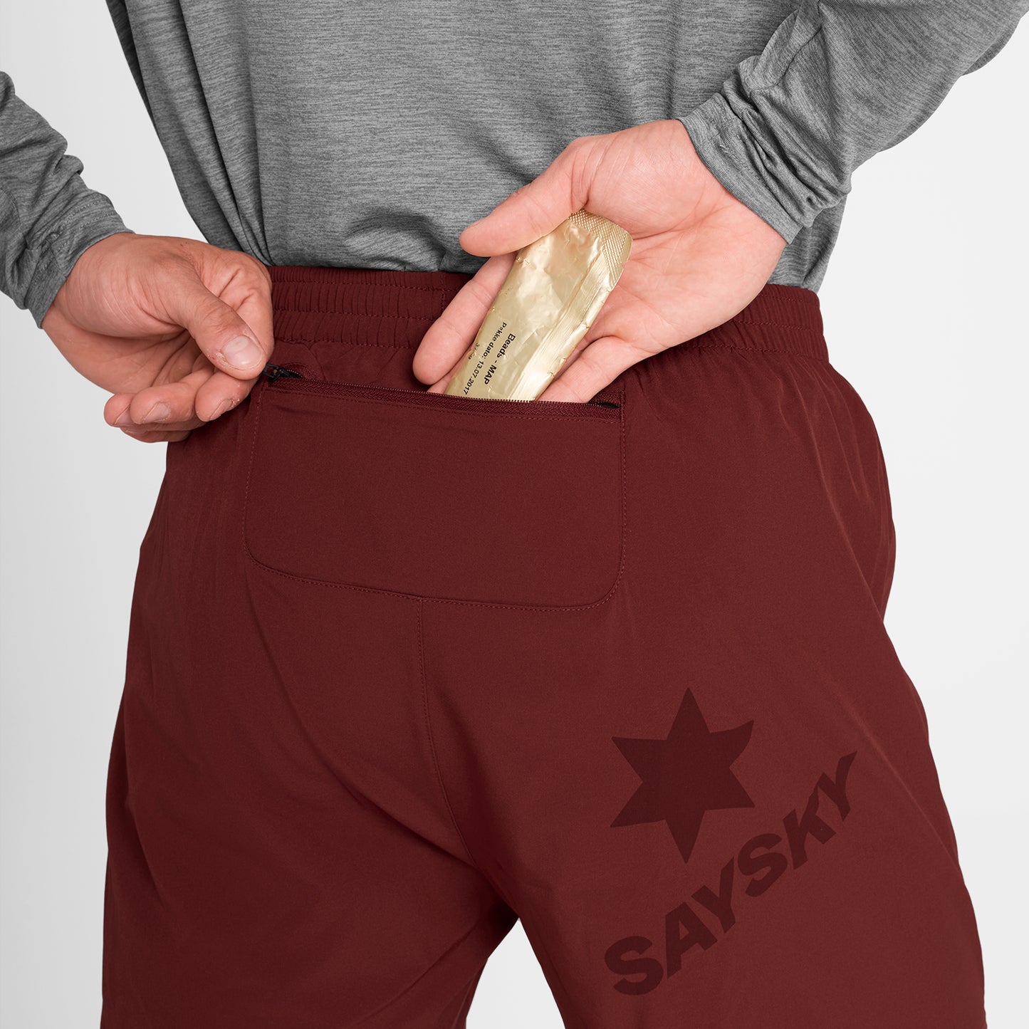 ランニングショーツ OMRSH20c509 Pace 2-in-1 Shorts 5inch - Red [メンズ]