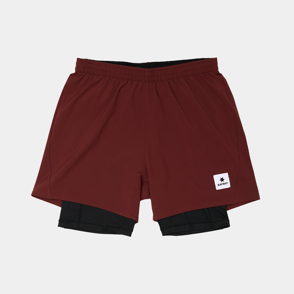 ランニングショーツ OMRSH20c509 Pace 2-in-1 Shorts 5inch - Red [メンズ]
