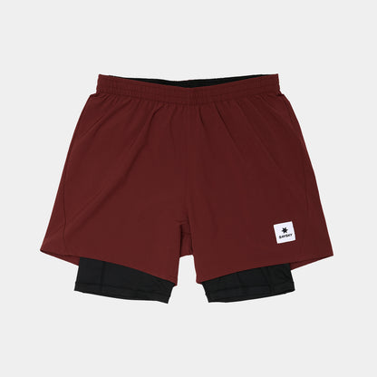 ランニングショーツ OMRSH20c509 Pace 2-in-1 Shorts 5inch - Red [メンズ]