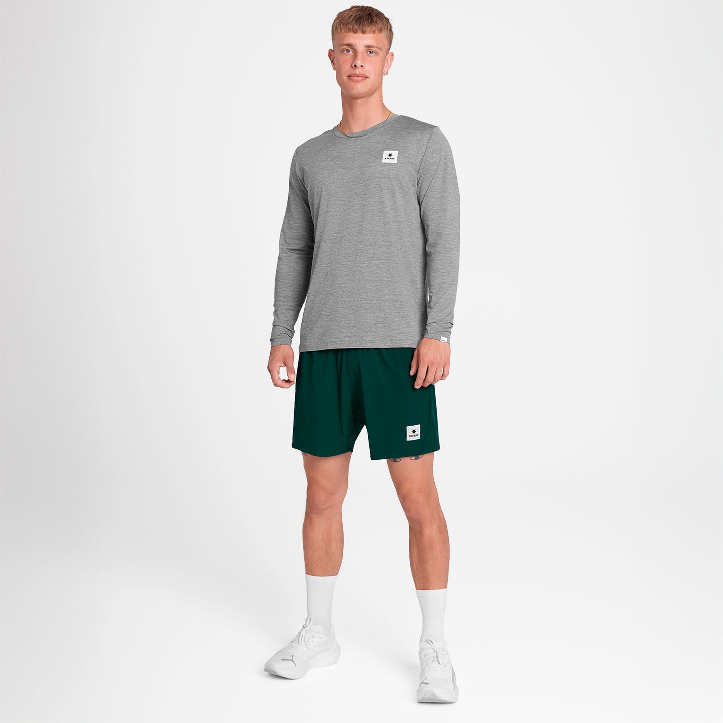 ランニングショーツ OMRSH21c317 Pace Shorts 5inch - Green [メンズ]