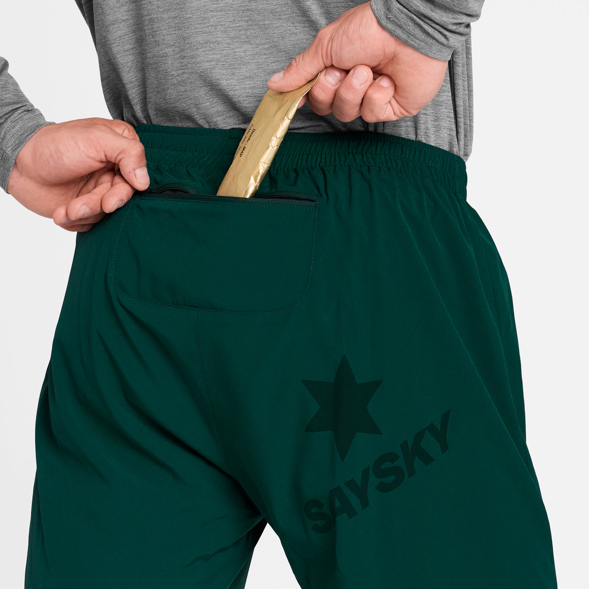 ランニングショーツ OMRSH21c317 Pace Shorts 5inch - Green [メンズ]