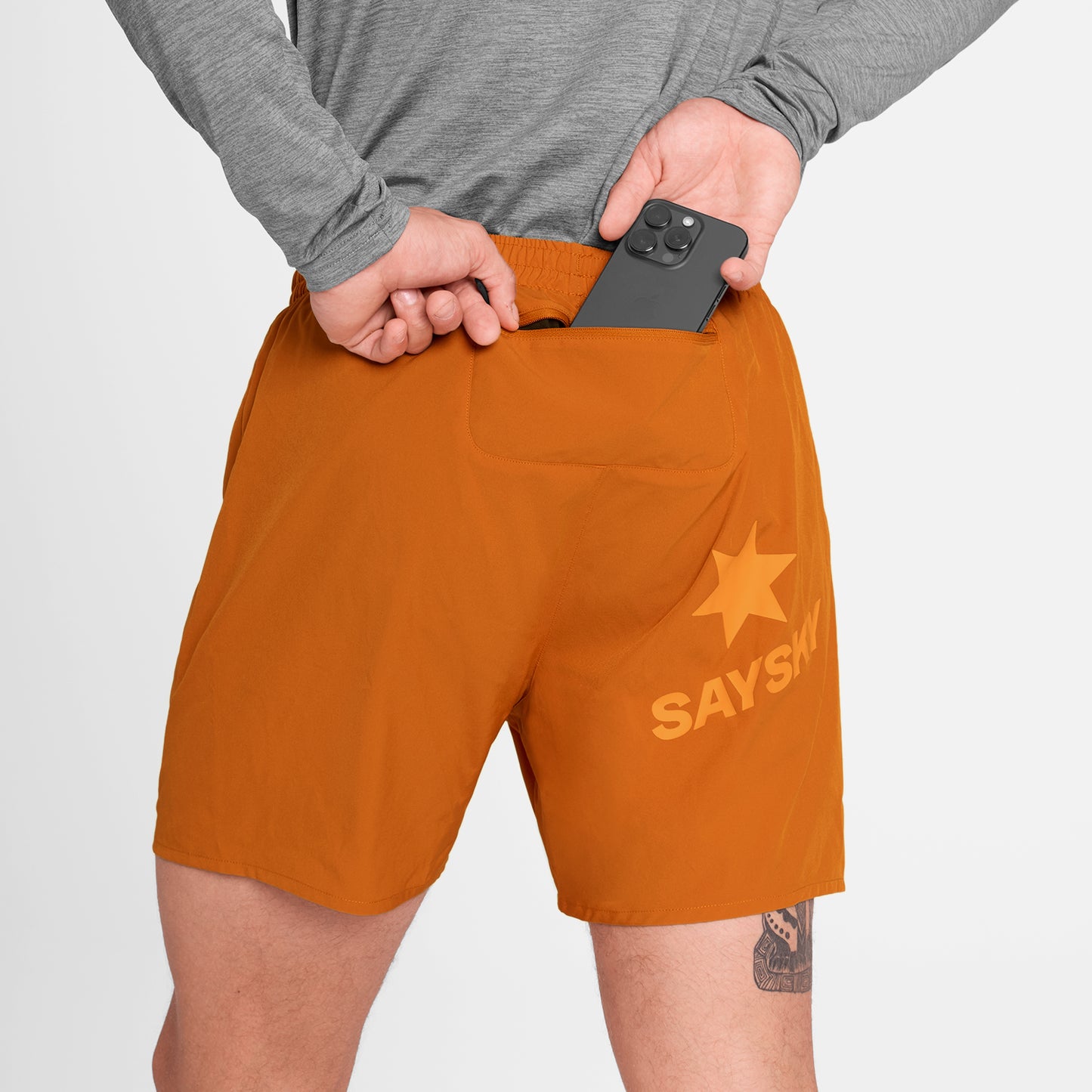 ランニングショーツ OMRSH21c416 Pace Shorts 5inch - Orange [メンズ]