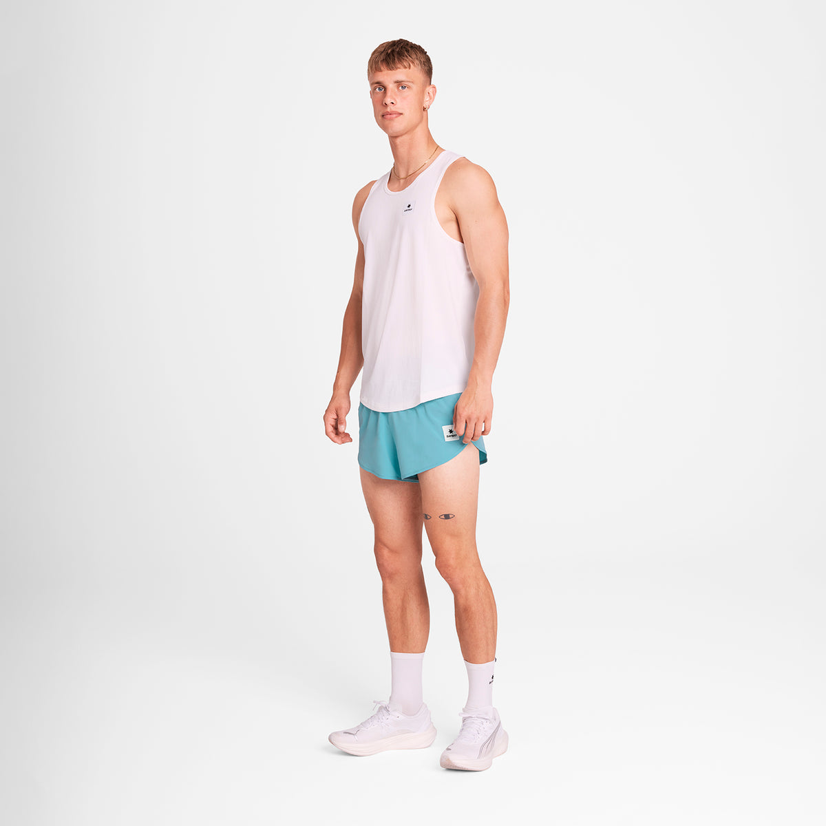ランニングショーツ OMRSH30c221 Combat Shorts 2inch - Blue [メンズ]