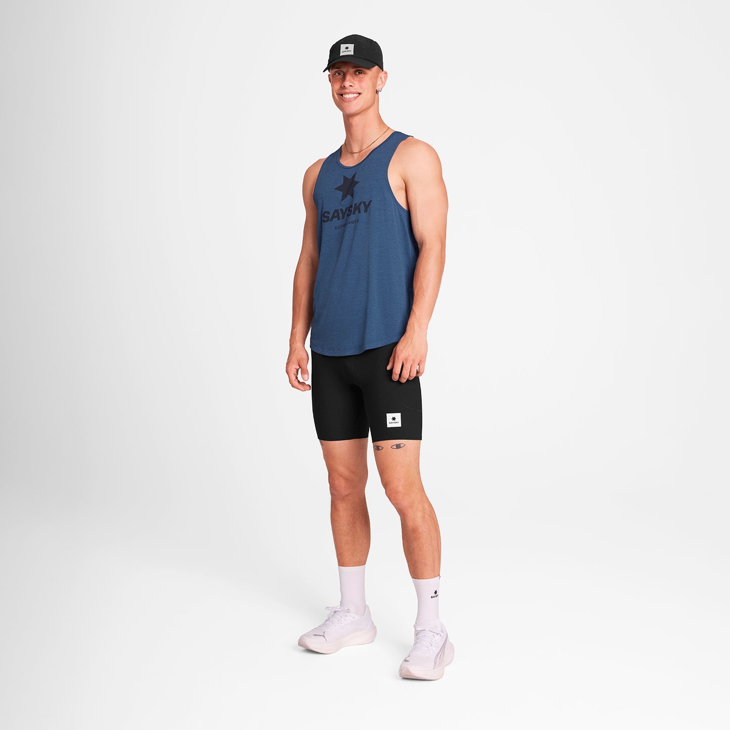 レースシングレット OMRSI30c2012 Logo Combat Pro Singlet - Blue [メンズ]