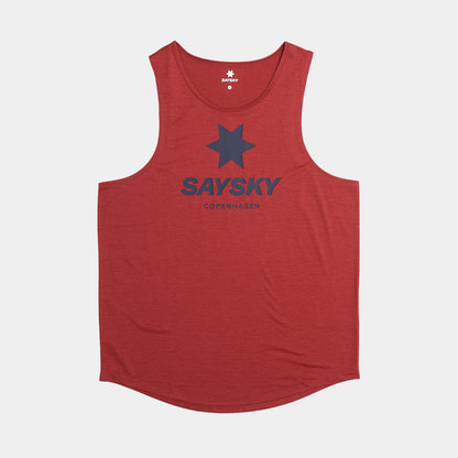 レースシングレット OMRSI30c5007 Logo Combat Pro Singlet - Red [メンズ]