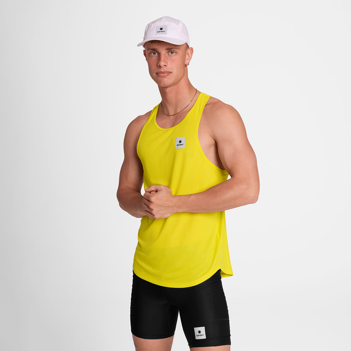 レースシングレット OMRSI60c1052 Reactive Flow Singlet - Yellow Reactive Aop [メンズ]