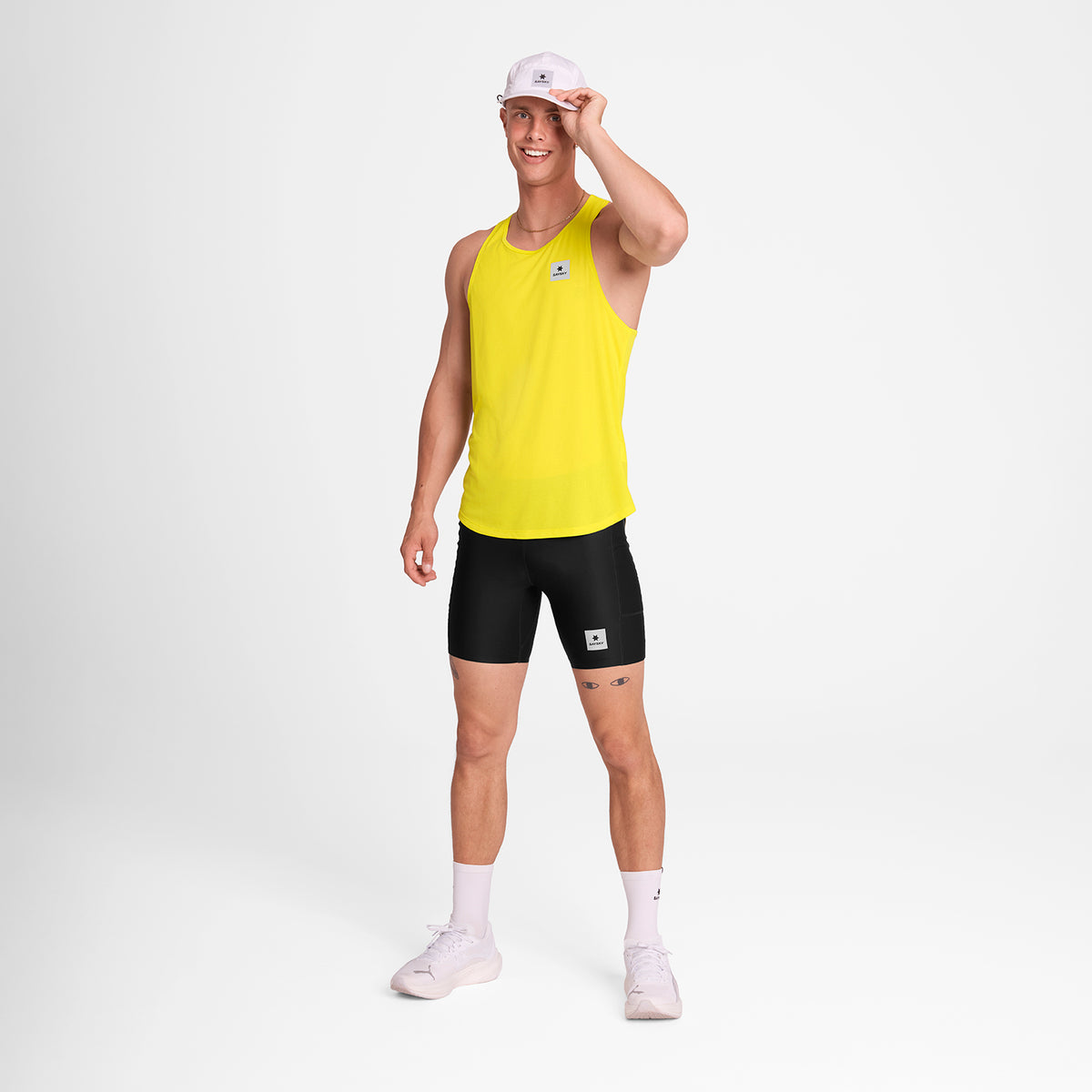 レースシングレット OMRSI60c1052 Reactive Flow Singlet - Yellow Reactive Aop [メンズ]