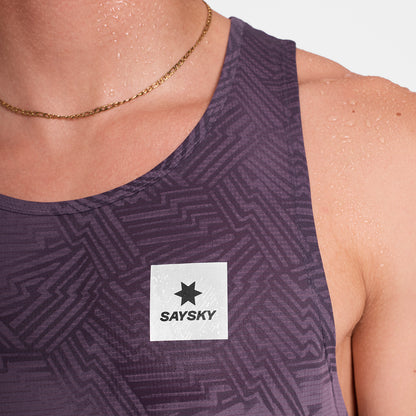 レースシングレット OMRSI60c1053 Reactive Flow Singlet - Purple Reactive Aop [メンズ]