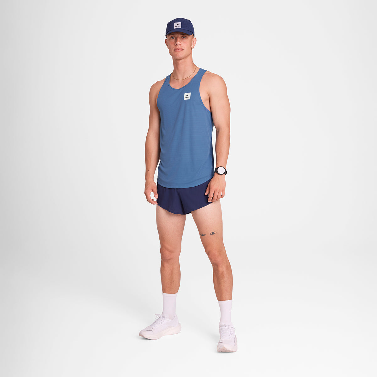 レースシングレット OMRSI60c1054 Reactive Flow Singlet - Blue Reactive Aop [メンズ]