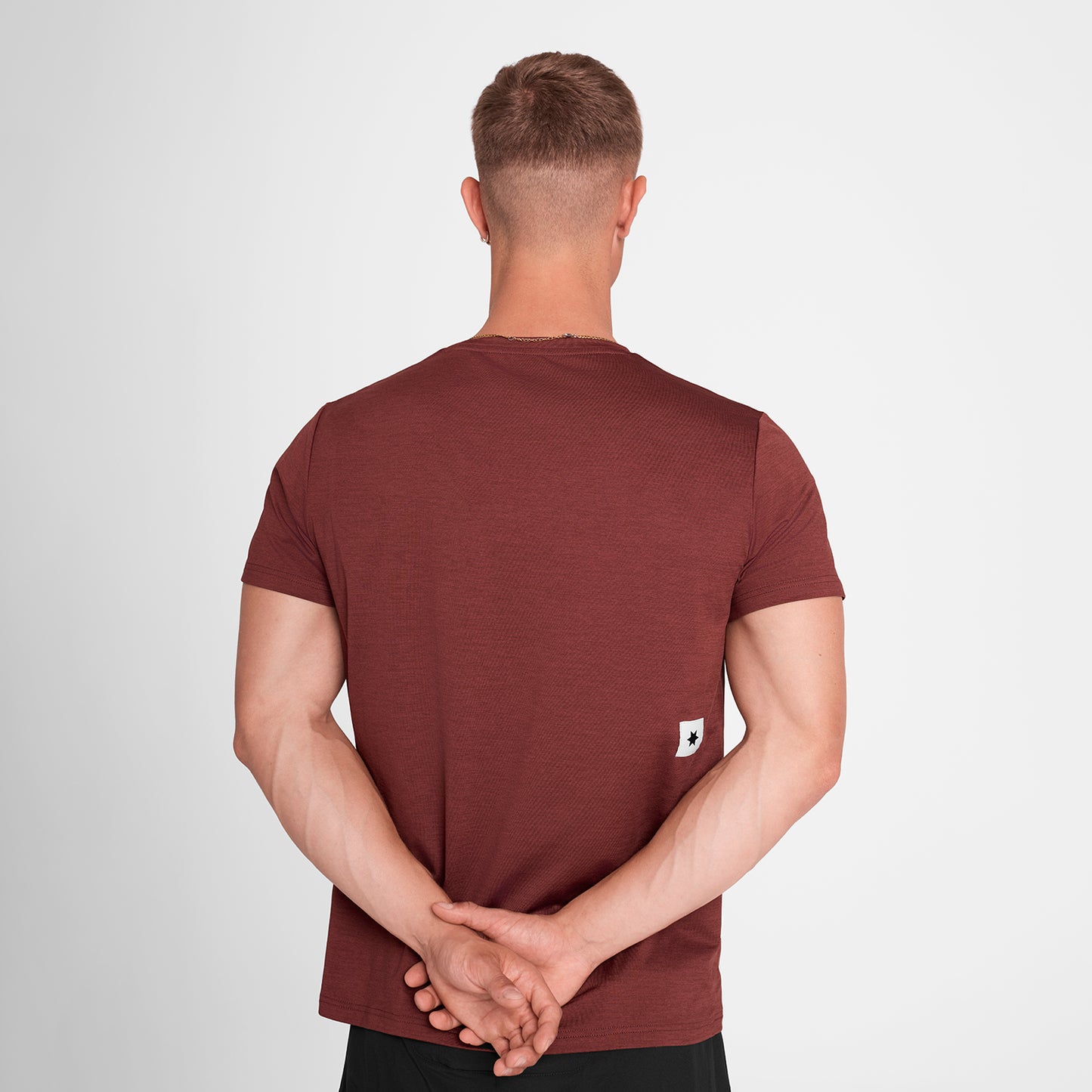 ランニングTシャツ OMRSS20c5008 Logo Pace T-shirt - Red [メンズ]