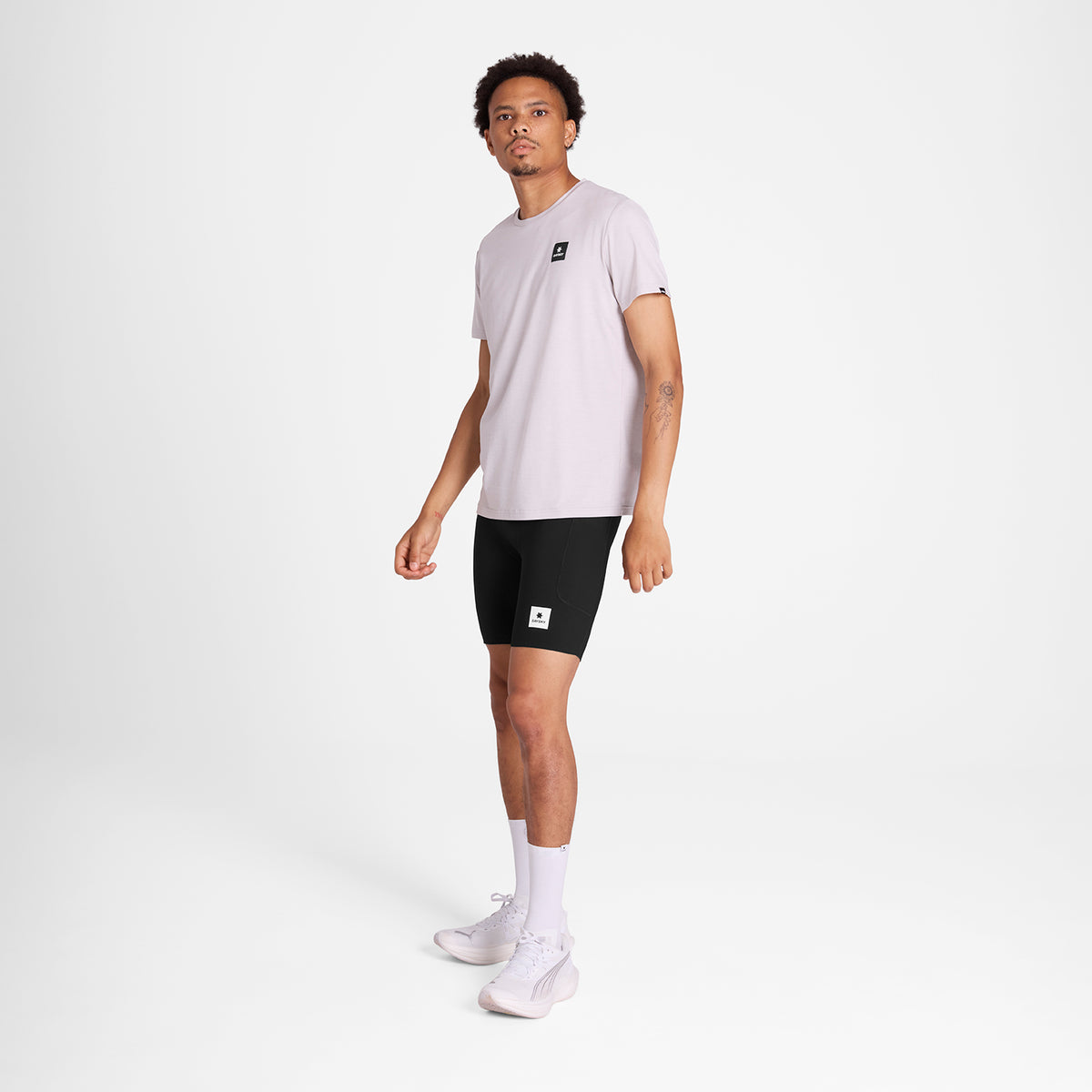ランニングTシャツ OMRSS20c8004 Statement Pace T-shirt - White [メンズ]