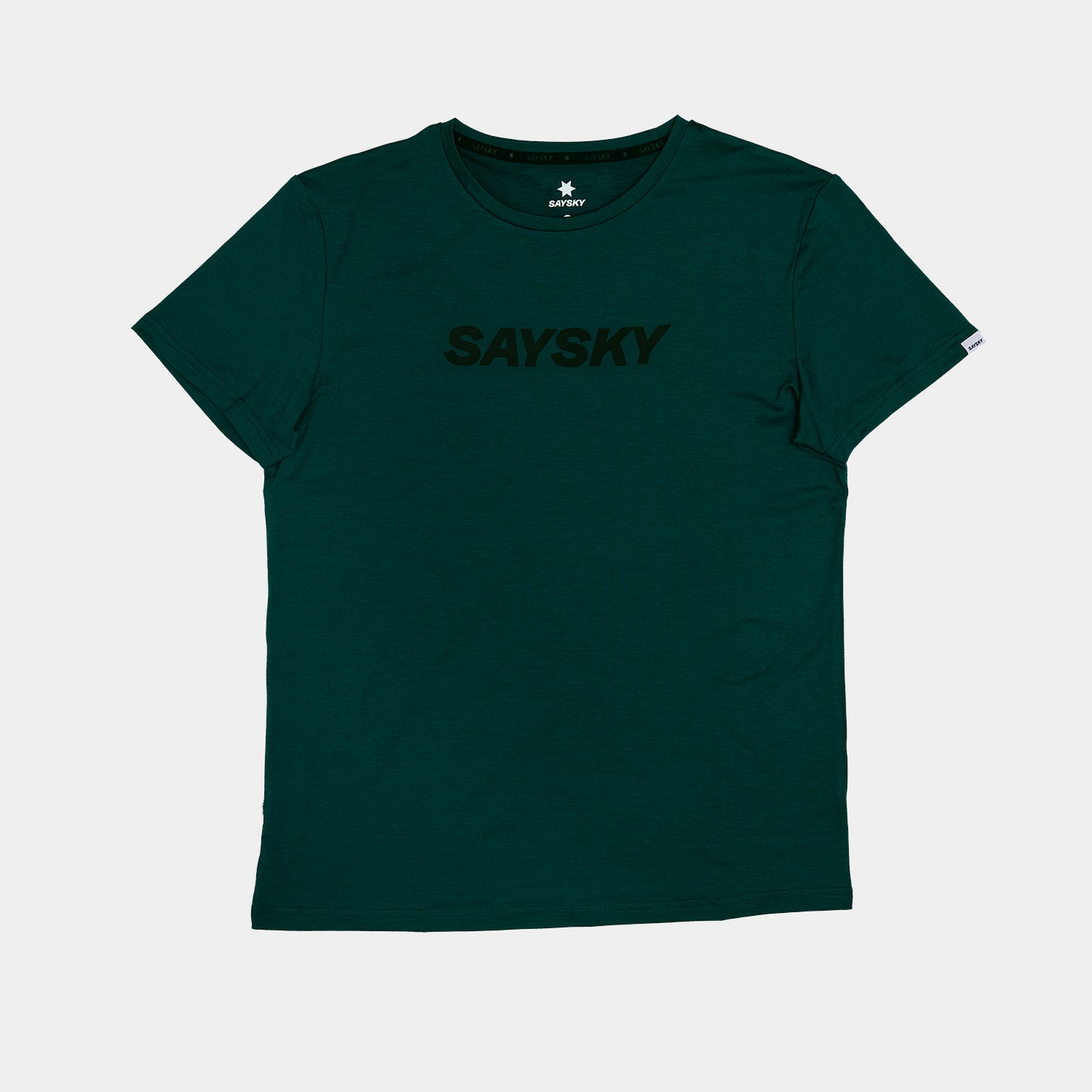 ランニングTシャツ OMRSS20c3010 Logo Pace T-shirt - Green [メンズ]