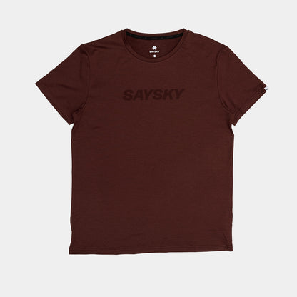 ランニングTシャツ OMRSS20c5008 Logo Pace T-shirt - Red [メンズ]