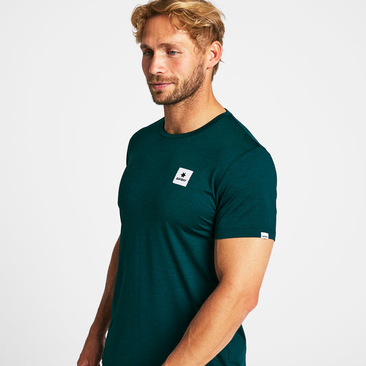 ランニングTシャツ OMRSS21c3010 Statement Pace T-shirt - Green [メンズ]
