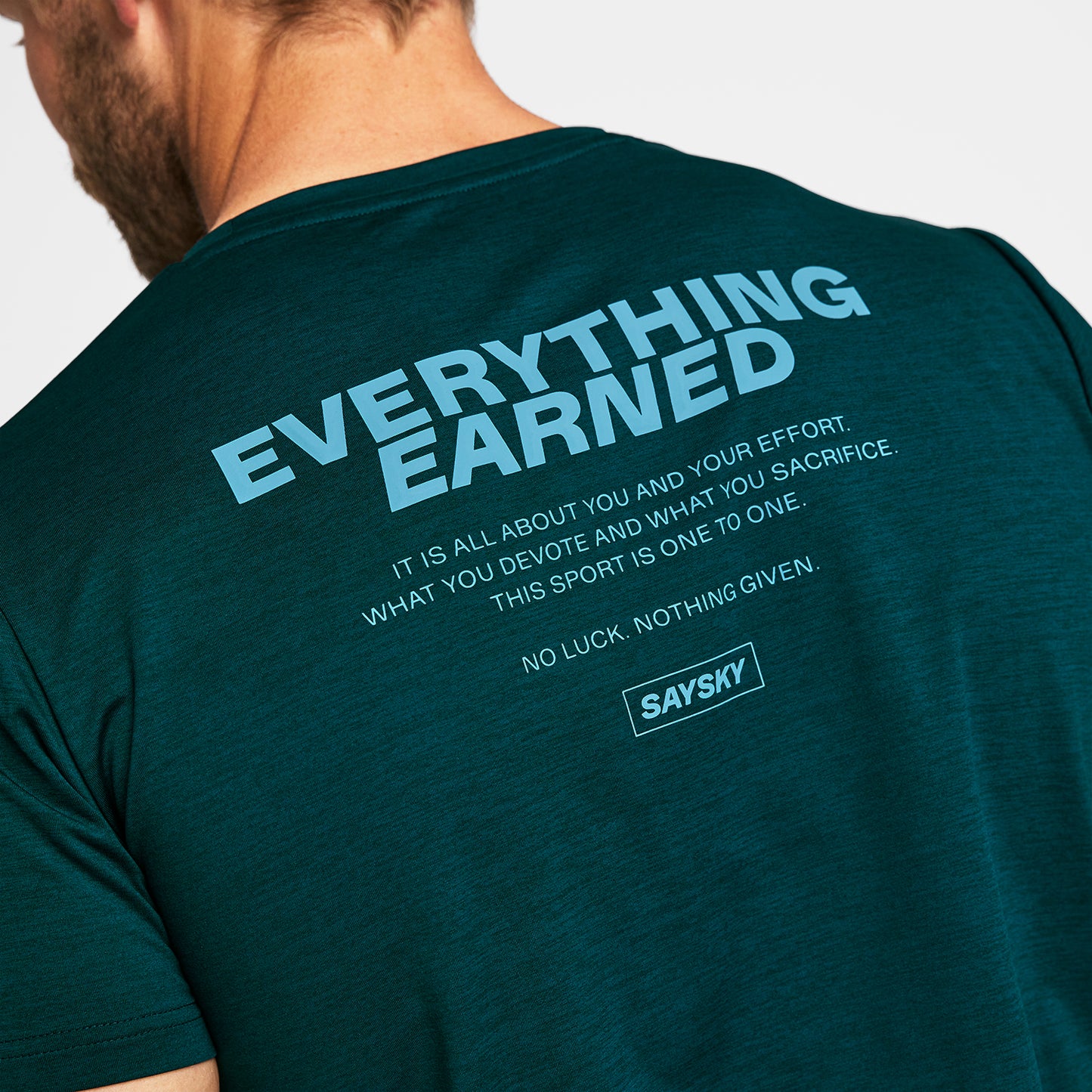 ランニングTシャツ OMRSS21c3010 Statement Pace T-shirt - Green [メンズ]