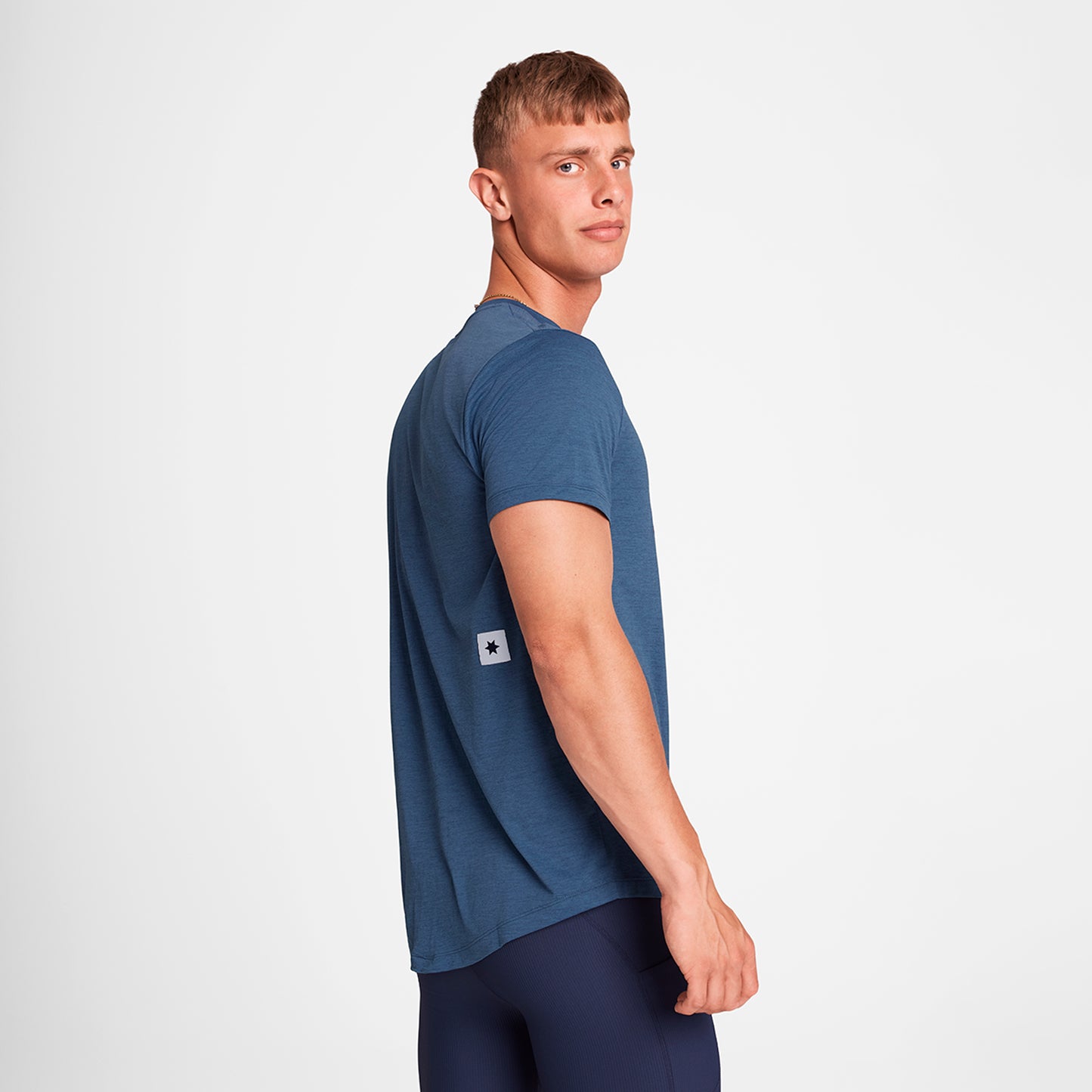 ランニングTシャツ OMRSS30c2012 Logo Combat Pro T-shirt - Blue [メンズ]