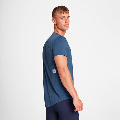ランニングTシャツ OMRSS30c2012 Logo Combat Pro T-shirt - Blue [メンズ]