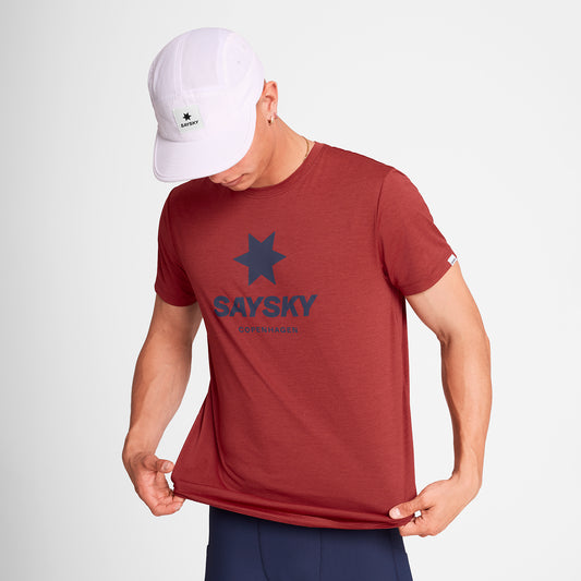 ランニングTシャツ OMRSS30c5007 Logo Combat Pro T-shirt - Red [メンズ]