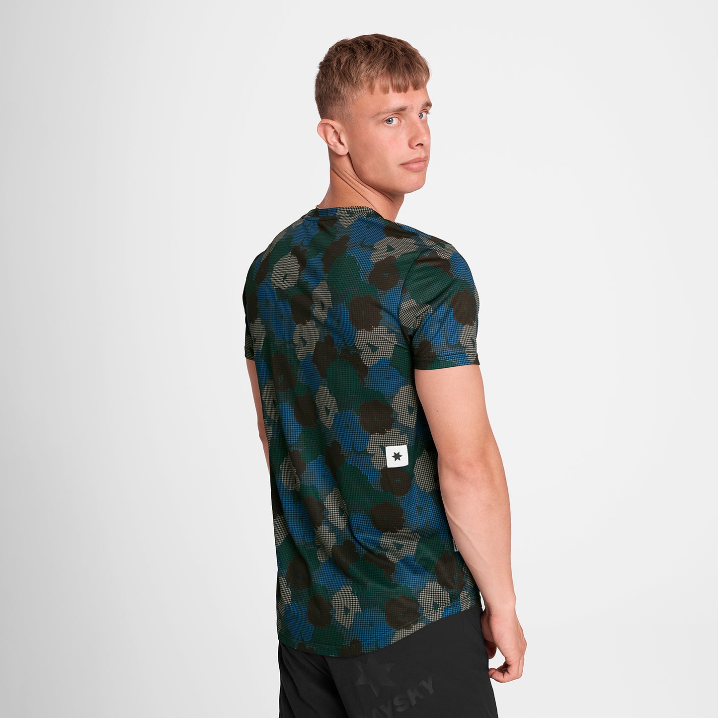 ランニングTシャツ OMRSS31c1046 Flower Combat T-shirt - Blue Flower Aop [メンズ]