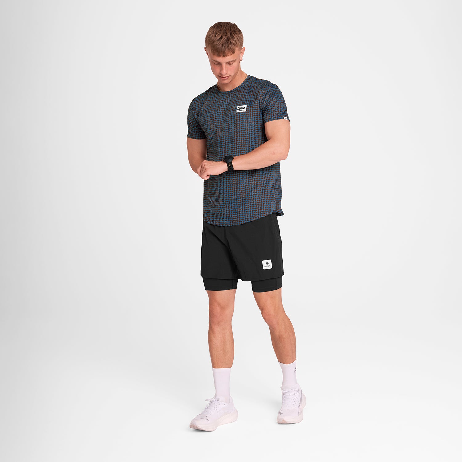 【新品未使用】SAYSKY　セイスカイ　ランニング　ブラック S(レディース) □ 公式 □ SAYSKY/セイスカイ ショートタイツ XWRST30c901 Wmns