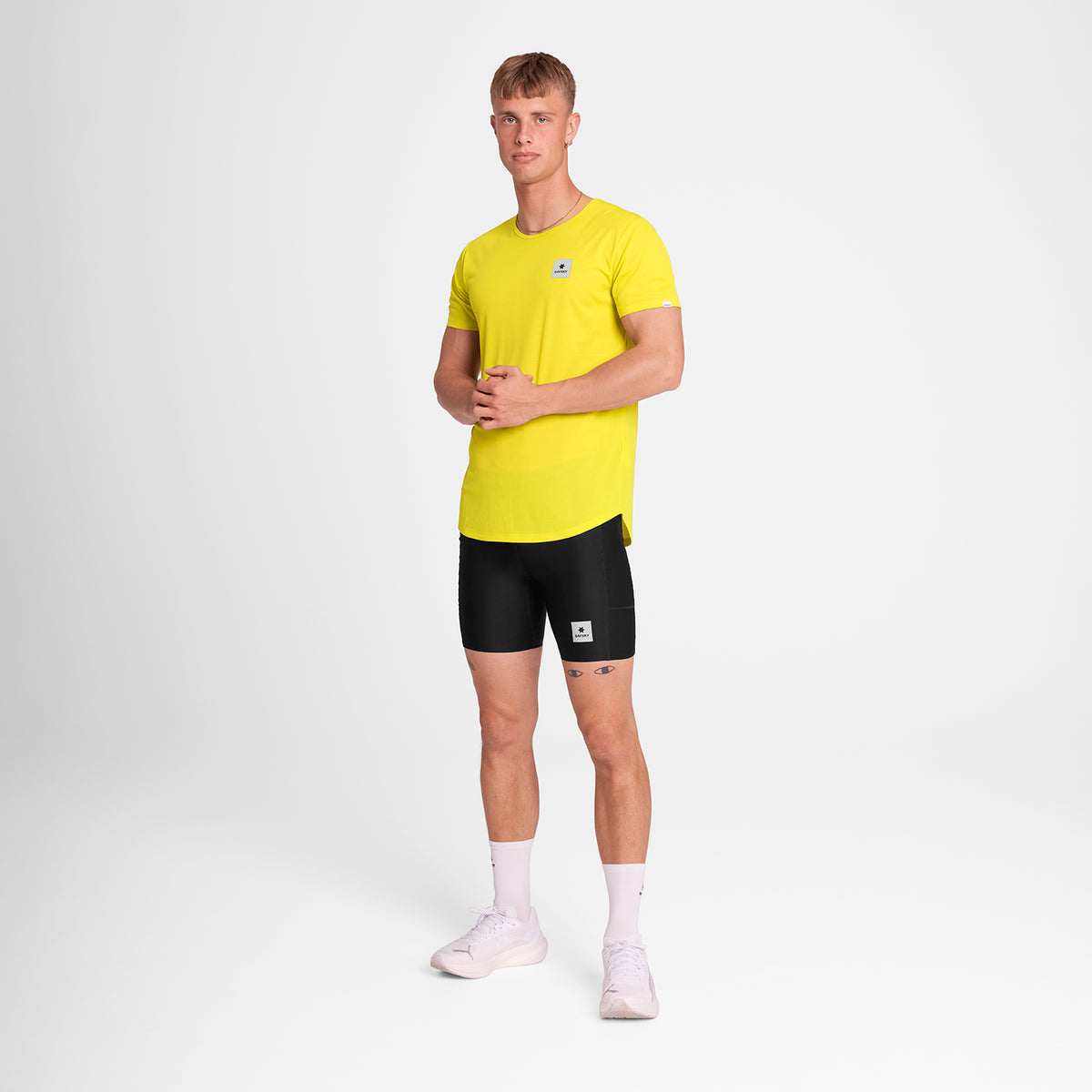 ランニングTシャツ OMRSS60c1052 Reactive Flow T-shirt - Yellow Reactive Aop [メンズ]