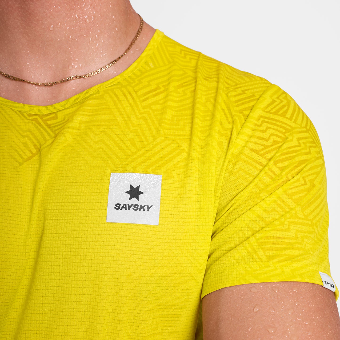 ランニングTシャツ OMRSS60c1052 Reactive Flow T-shirt - Yellow Reactive Aop [メンズ]