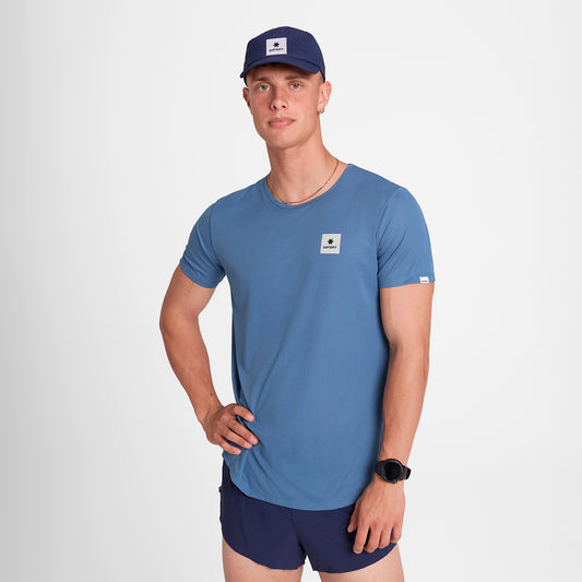 ランニングTシャツ OMRSS60c1054 Reactive Flow T-shirt - Blue Reactive Aop [メンズ]