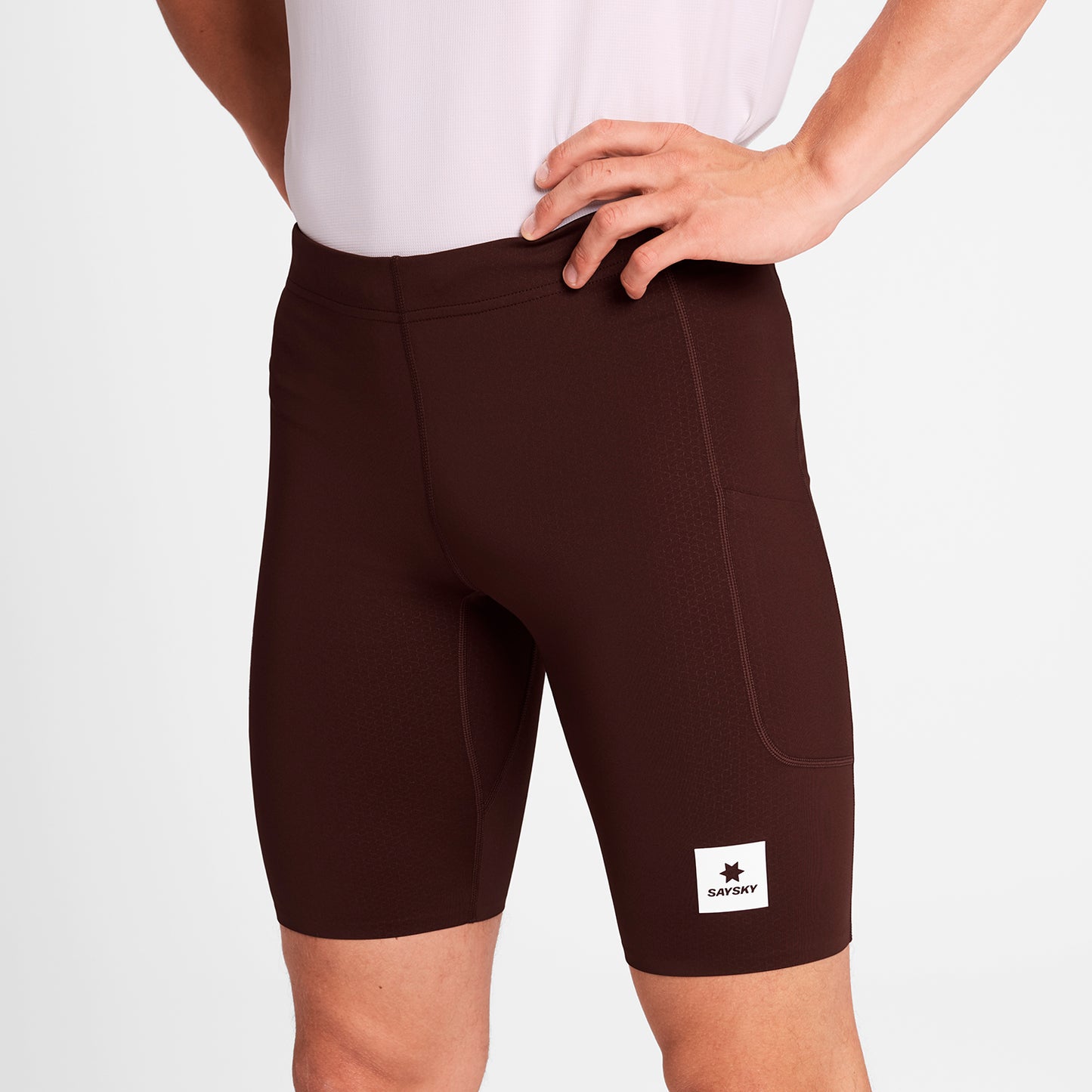 ランニングタイツ OMRST31c508 Combat+ Short Tights 9inch - Red [メンズ]