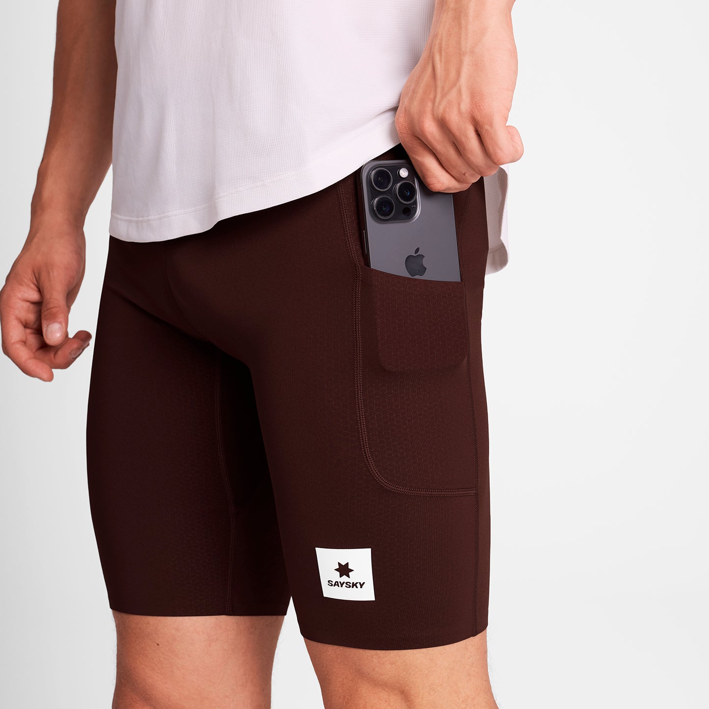 ランニングタイツ OMRST31c508 Combat+ Short Tights 9inch - Red [メンズ]