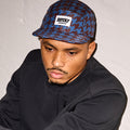 ランニングキャップ OUACA101c1047 Combat Cap - Blue Houndstooth Aop [ユニセックス]
