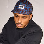 ランニングキャップ OUACA101c1047 Combat Cap - Blue Houndstooth Aop [ユニセックス]