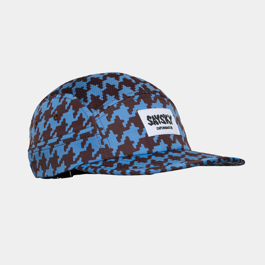 ランニングキャップ OUACA101c1047 Combat Cap - Blue Houndstooth Aop [ユニセックス]