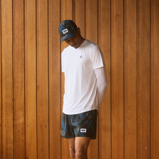 ランニングキャップ OUACA103c1046 Combat Cap - Blue Flower Aop [ユニセックス]