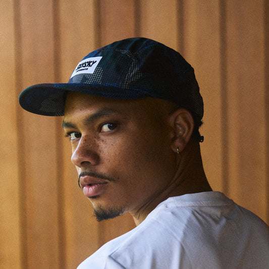 ランニングキャップ OUACA103c1046 Combat Cap - Blue Flower Aop [ユニセックス]
