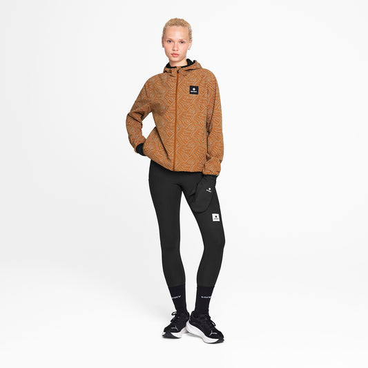 ランニングジャケット OWRJA01c1051 W Reflective Blaze Jacket - Orange Aop [レディーズ]