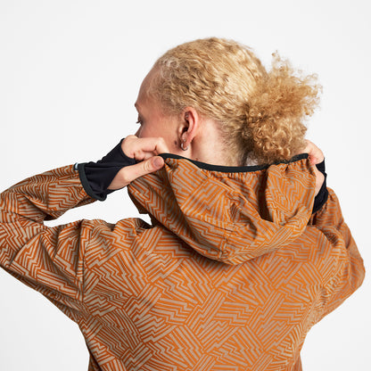 ランニングジャケット OWRJA01c1051 W Reflective Blaze Jacket - Orange Aop [レディーズ]