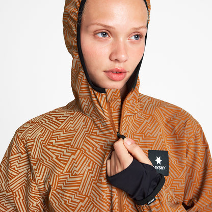 ランニングジャケット OWRJA01c1051 W Reflective Blaze Jacket - Orange Aop [レディーズ]