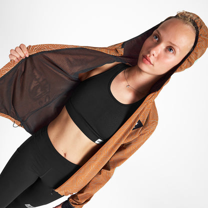 ランニングジャケット OWRJA01c1051 W Reflective Blaze Jacket - Orange Aop [レディーズ]