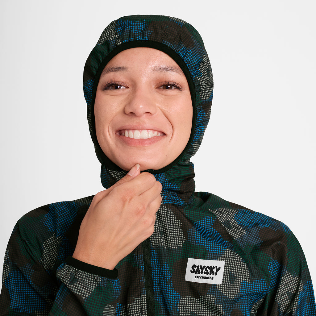 ランニングジャケット OWRJA21c1046 Wmns Flower Pace Jacket - Blue Flower Aop [レディーズ]