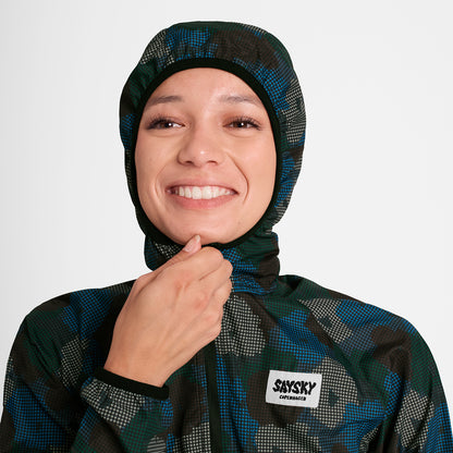 ランニングジャケット OWRJA21c1046 W Flower Pace Jacket - Blue Flower Aop [レディーズ]