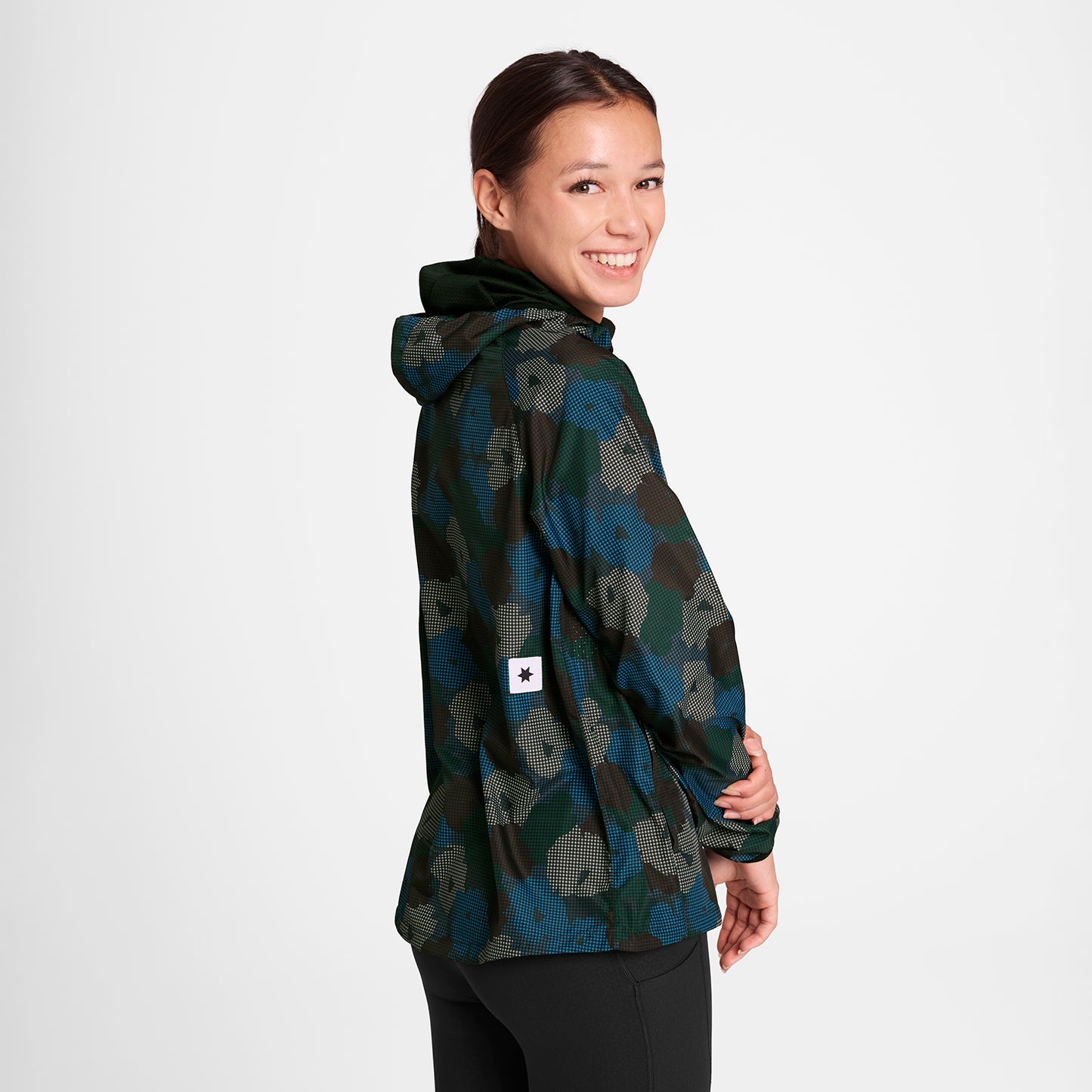 ランニングジャケット OWRJA21c1046 W Flower Pace Jacket - Blue Flower Aop [レディーズ]