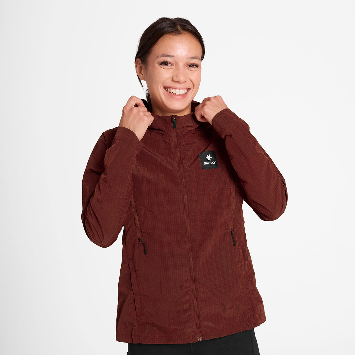 ランニングジャケット OWRJA30c509 Wmns Clean Pace Shield Jacket - Red [レディーズ]