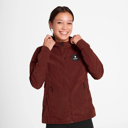 ランニングジャケット OWRJA30c509 W Clean Pace Shield Jacket - Red [レディーズ]