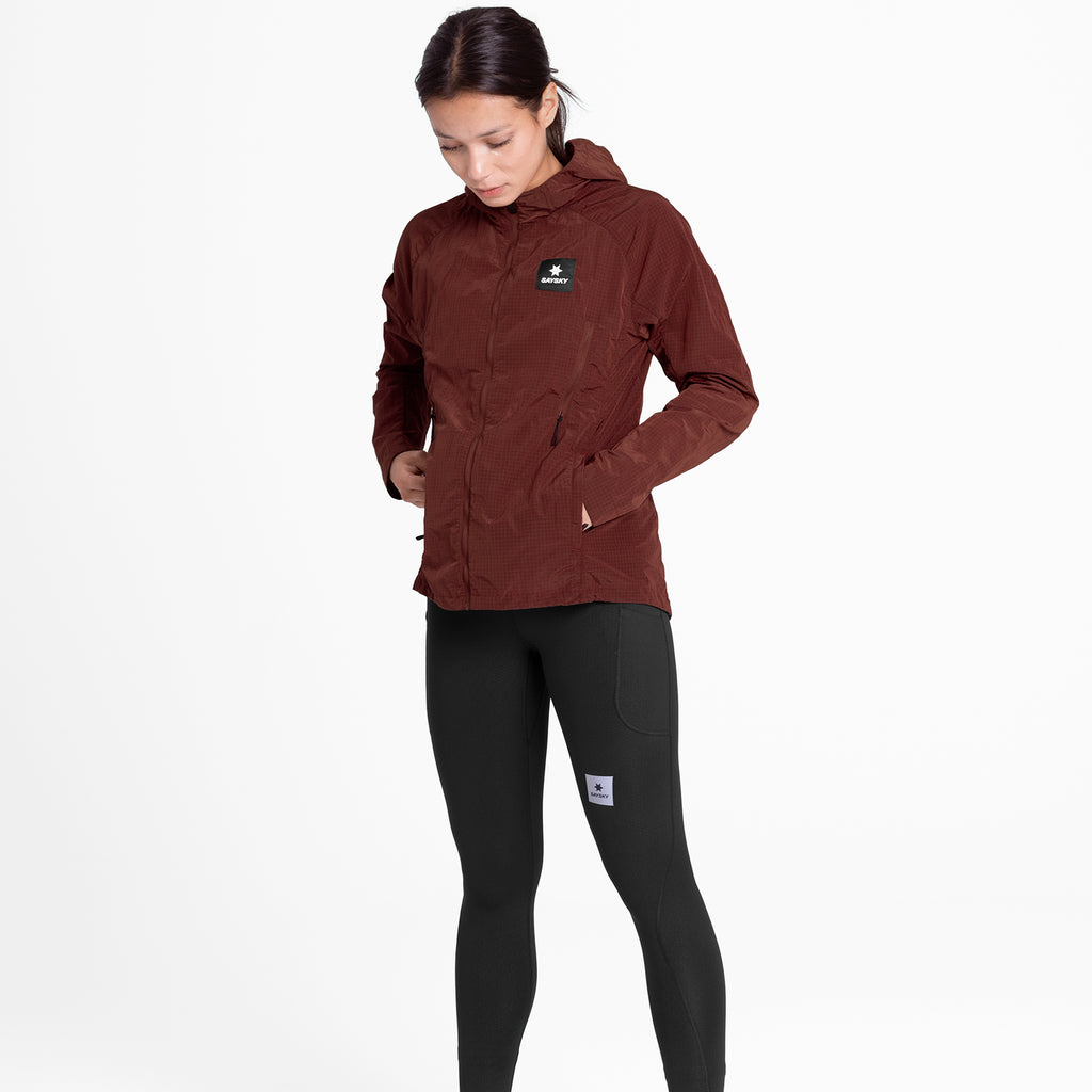 ランニングジャケット OWRJA30c509 Wmns Clean Pace Shield Jacket - Red [レディーズ]