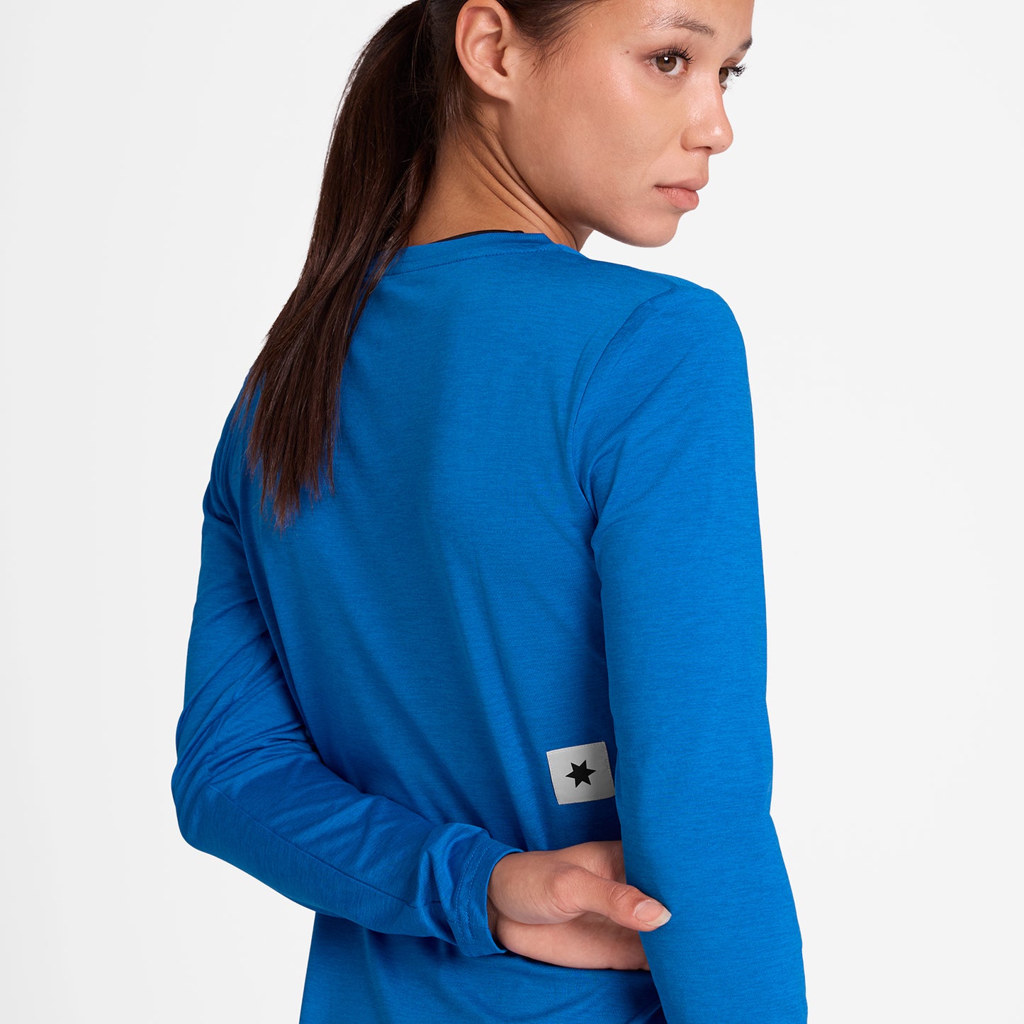 ランニングTシャツ（ロングスリーブ） OWRLS20c2014 W Clean Pace Long Sleeve - Blue [レディーズ]