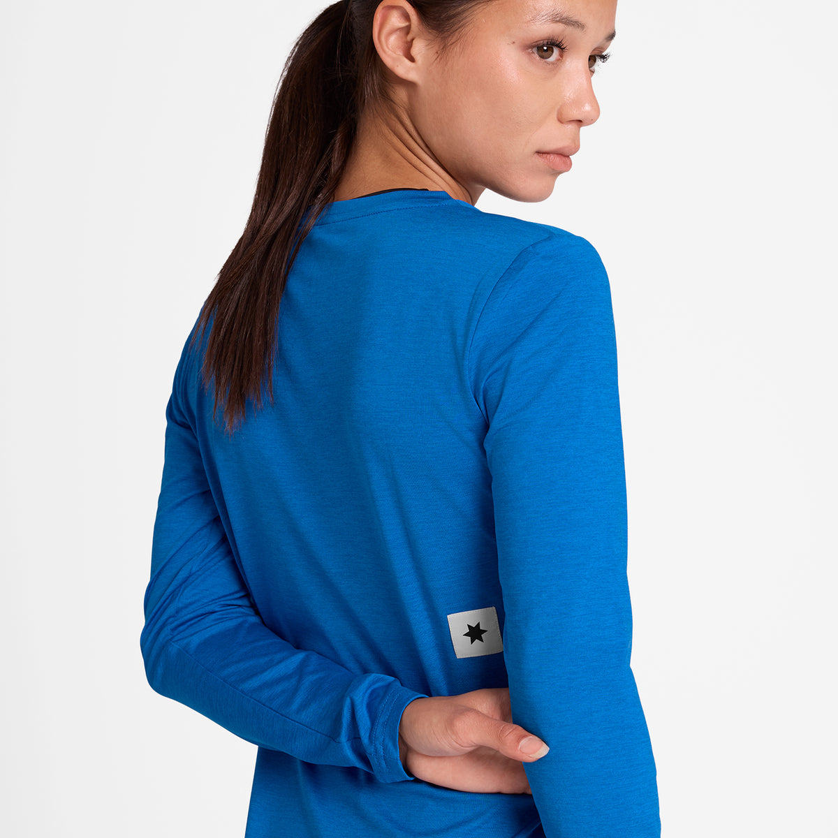 ランニングTシャツ（ロングスリーブ） OWRLS20c2014 Wmns Clean Pace Long Sleeve - Blue [レディーズ]