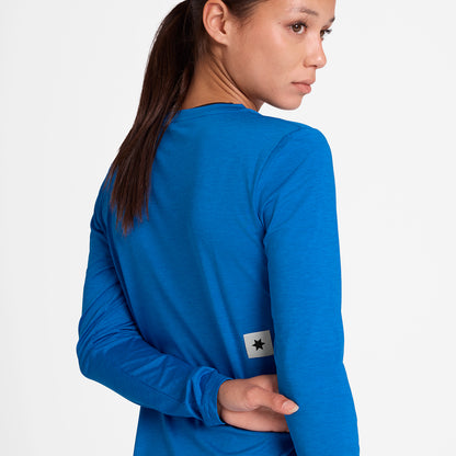 ランニングTシャツ（ロングスリーブ） OWRLS20c2014 W Clean Pace Long Sleeve - Blue [レディーズ]