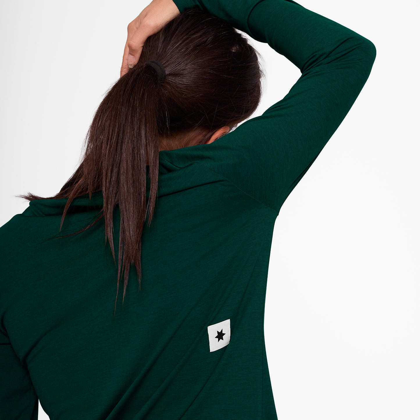 ランニングTシャツ（ロングスリーブ） OWRLS20c3010 W Logo Pace Long Sleeve - Green [レディーズ]