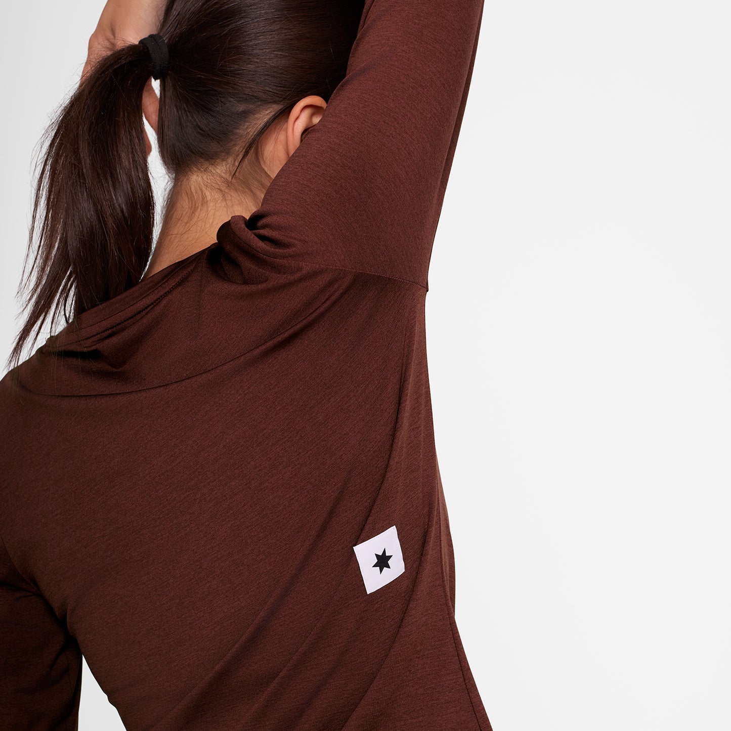 ランニングTシャツ（ロングスリーブ） OWRLS20c5008 W Logo Pace Long Sleeve - Red [レディーズ]
